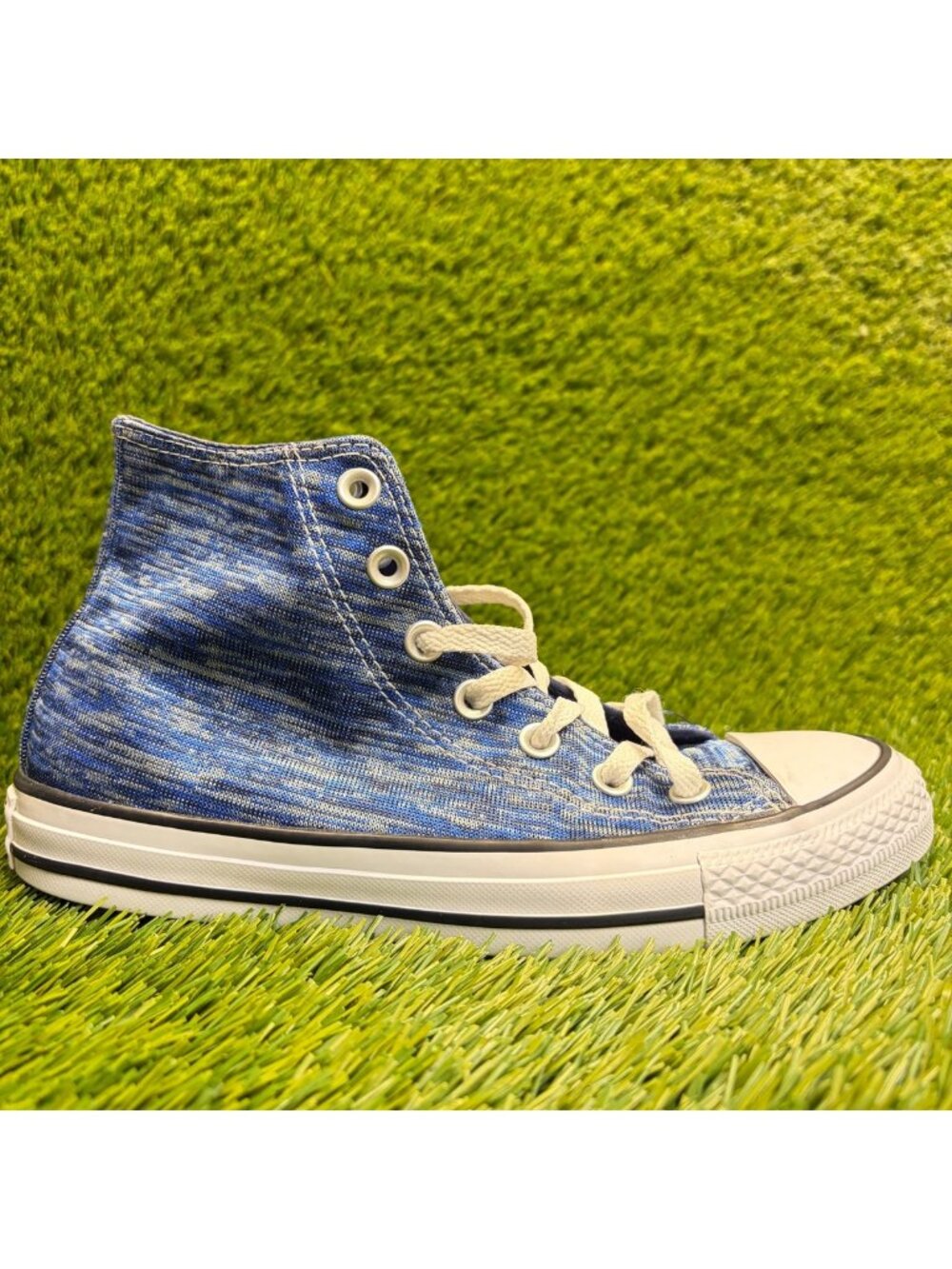 Converse Chuck Taylor All Star High Womens Size 7 Blue Athletic Shoes Sneakers